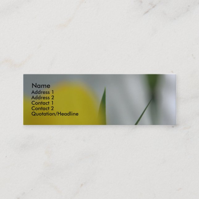 Minitarjeta De Visita Cachorros y tonos 4 (Anverso)