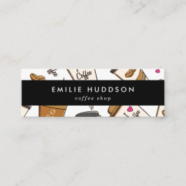 Minitarjeta De Visita Café, Café, Frijoles, Barista, Cafetería