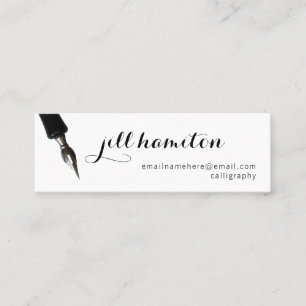 Minitarjeta De Visita Caligrafía