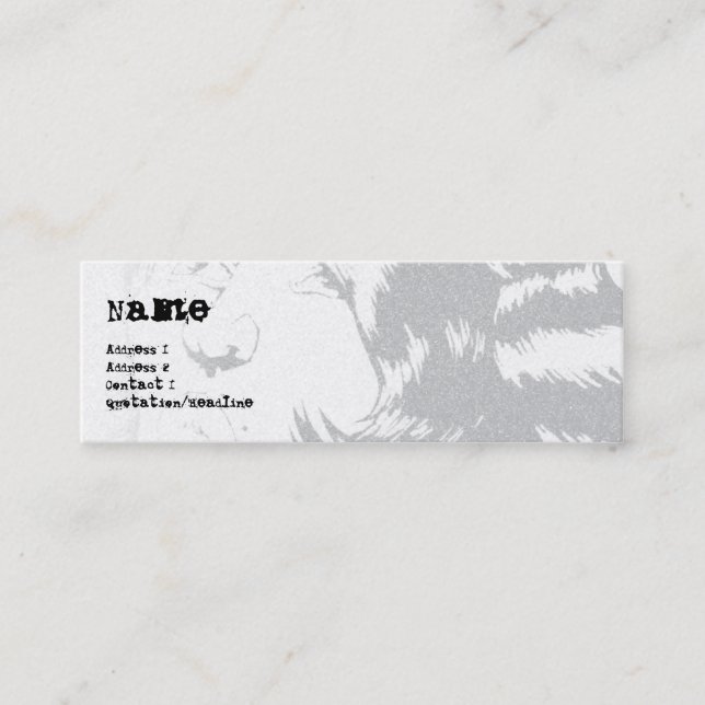 MINITARJETA DE VISITA CALLE QUE DIBUJA 1 (Anverso)