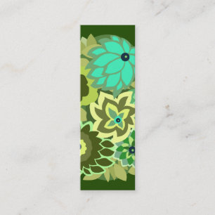 Minitarjeta De Visita CAMBRIA en sombras del verde