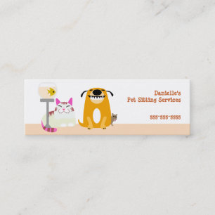 Minitarjeta De Visita Canguro del mascota