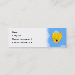 Minitarjeta De Visita Canto del gato