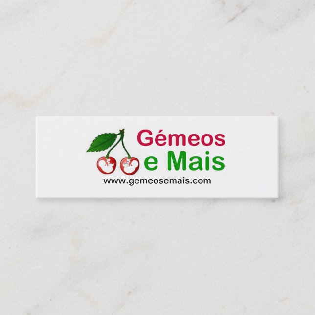 Minitarjeta De Visita Cartões de Visita GM (Anverso)