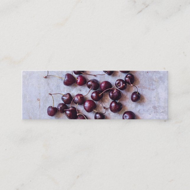 Minitarjeta De Visita Cherries  (Anverso)