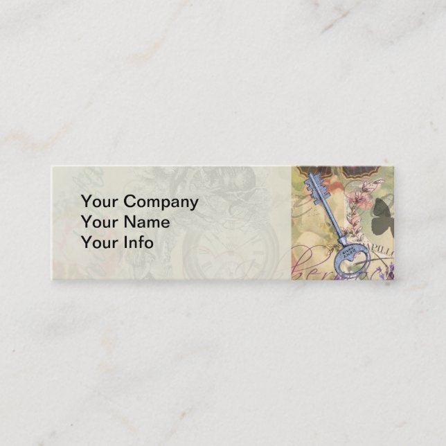 Minitarjeta De Visita Cheshire Cat Alice Wonderland Classic (Anverso)