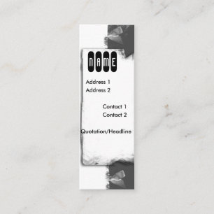 Minitarjeta De Visita cintas y cordón