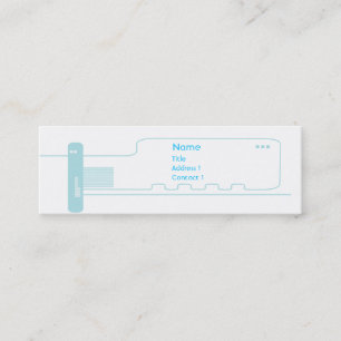 Minitarjeta De Visita Circuito - flaco