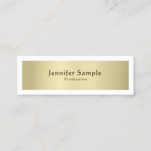 Minitarjeta De Visita Clásico Caligráfico Platón Moderno Elegante De Mod