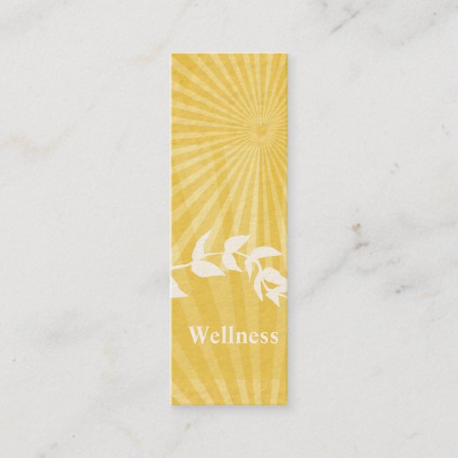 Minitarjeta De Visita Coche espiritual de la meditación (Anverso)