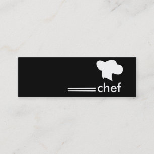 Minitarjeta De Visita Cocinero japonés de la cocina
