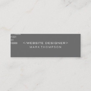 Minitarjeta De Visita Codificación