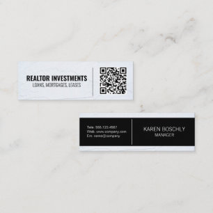 Minitarjeta De Visita Código QR