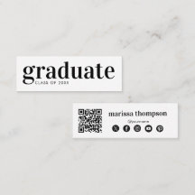 Código QR de graduación para redes sociales