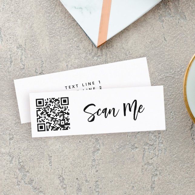 Minitarjeta De Visita Código QR Escanear me Venmo Profesional Pequeña Em (Subido por el creador)