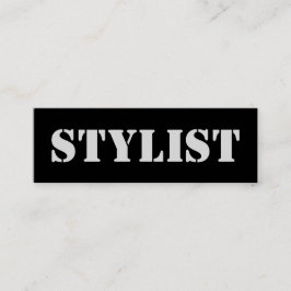 Minitarjeta De Visita Código QR estilo urbano de Sleek