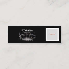 Minitarjeta De Visita CÓDIGO QR Música/Guitariano