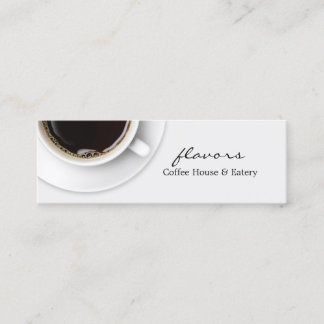 Minitarjeta De Visita Coffee Skinny Business Card