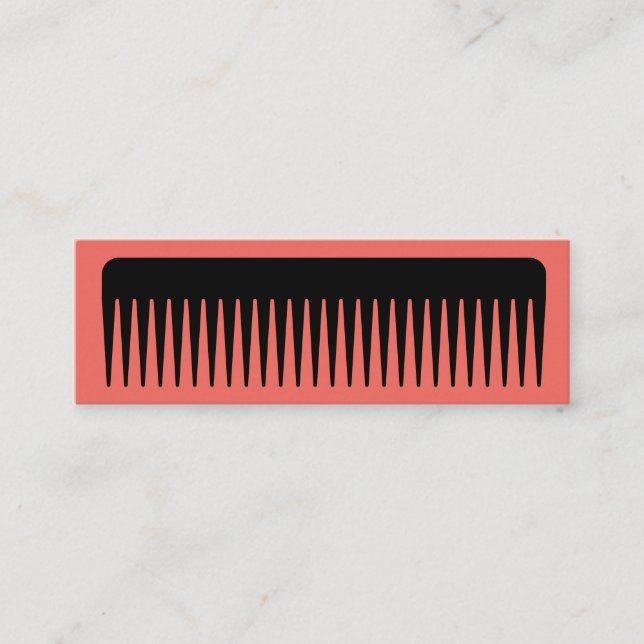 Minitarjeta De Visita Comb De Captura De Ojos (Anverso)