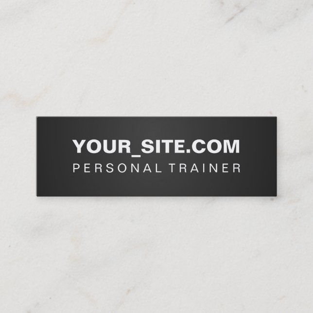 Minitarjeta De Visita Comercialización moderna del Web site de la (Anverso)