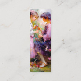 Minitarjeta De Visita Compartir Rosas y marcadores de amistad