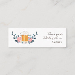 Minitarjeta De Visita Compra a la novia una soltera de cerveza