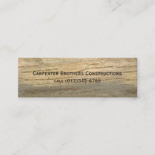 Minitarjeta De Visita construcción