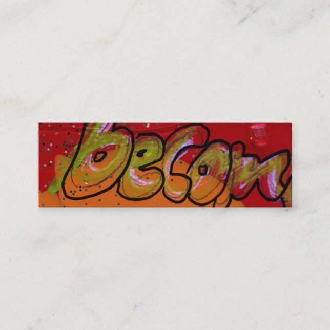 Minitarjeta De Visita "Convertido " (Anverso)