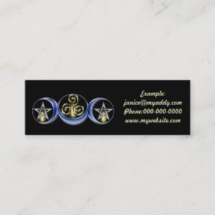 Minitarjeta De Visita Copia lunar del espiral de la luna, ejemplo: