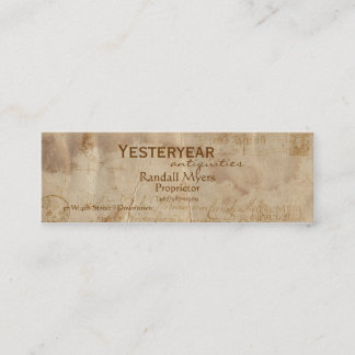 Minitarjeta De Visita Correo aéreo II del vintage