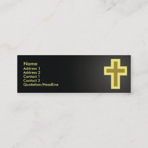 Minitarjeta De Visita Cristianismo - flaco