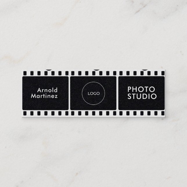 Minitarjeta De Visita Cubierta del marco de cinta  (Anverso)