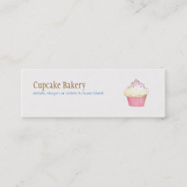 Minitarjeta De Visita Cupcake Bakery MIni Business Card