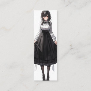 Minitarjeta De Visita Cute Anime Maid