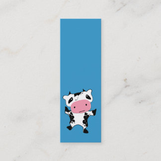 Minitarjeta De Visita Cute Kawaii Cow