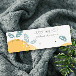 Minitarjeta De Visita Cute Lemon Fruity Negrita Abstract Earl Display