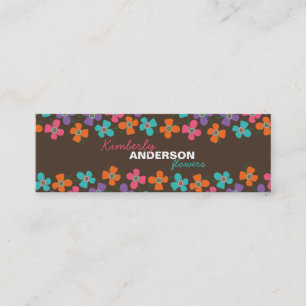Minitarjeta De Visita Daisy Flower Pop Fun Daisies veraniegos Whimsical