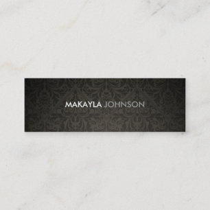 Minitarjeta De Visita Damasco moderno y mínimo