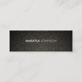 Minitarjeta De Visita Damasco moderno y mínimo