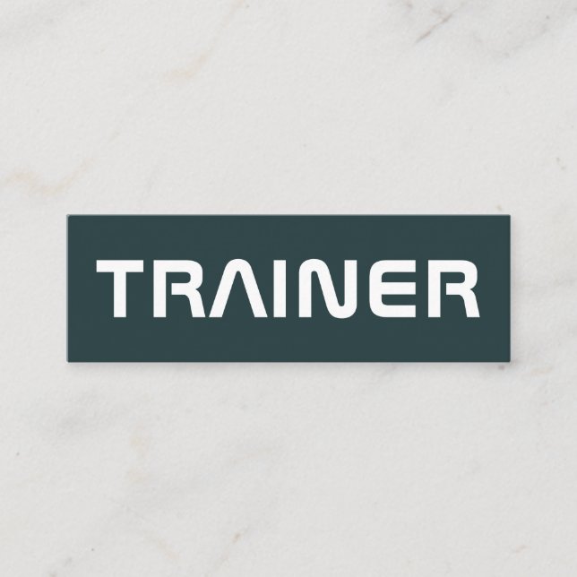 Minitarjeta De Visita Destaqúese la cubierta gigante del texto (Anverso)