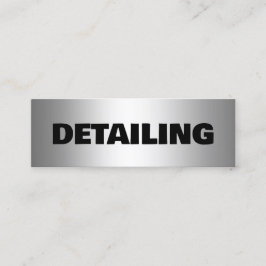 Minitarjeta De Visita Detailer de coches