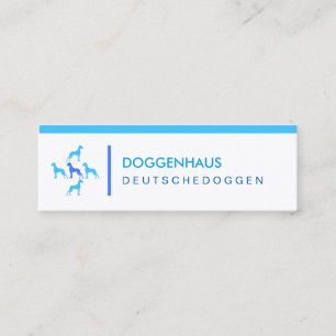 Minitarjeta De Visita Deutsche Doggen Visitenkarten