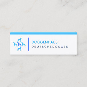Minitarjeta De Visita Deutsche Doggen Visitenkarten