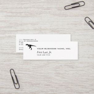 Minitarjeta De Visita Dinosaurio del Alectrosaurus