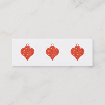 Diseño de la chuchería del navidad rojo y blanco
