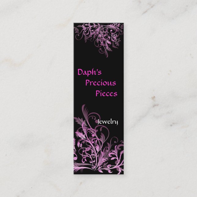 Minitarjeta De Visita Diseño precioso del Etiqueta-personalizado de los (Anverso)