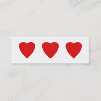 Diseño rojo y blanco del corazón del amor