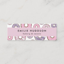 Donuts rosados, Donuts morados, Pastelería