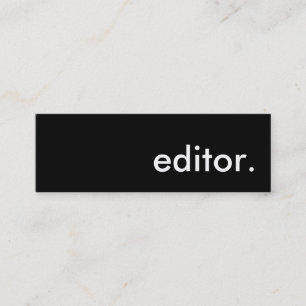Minitarjeta De Visita editor.