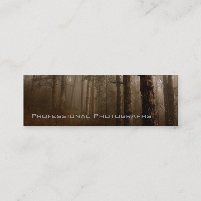 Minitarjeta De Visita El bosque (Anverso)